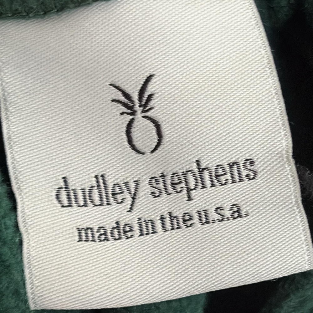 Dudley Stephens Park Slope Fleece Long Sleeve Stand Up Collar Green Size M - Picture 9 of 12